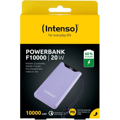 Intenso F10000 10000mAh Powerbank Lila