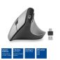 ACT A5155 Ergonomische kabellose Bluetooth-Maus Schwarz