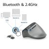 ACT A5155 Ergonomische kabellose Bluetooth-Maus Schwarz