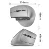 ACT A5155 Ergonomische kabellose Bluetooth-Maus Schwarz