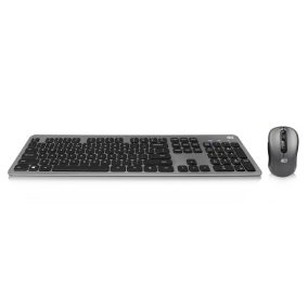ACT AC5710 Wireless-Tastatur-Combo Schwarz/Grau US
