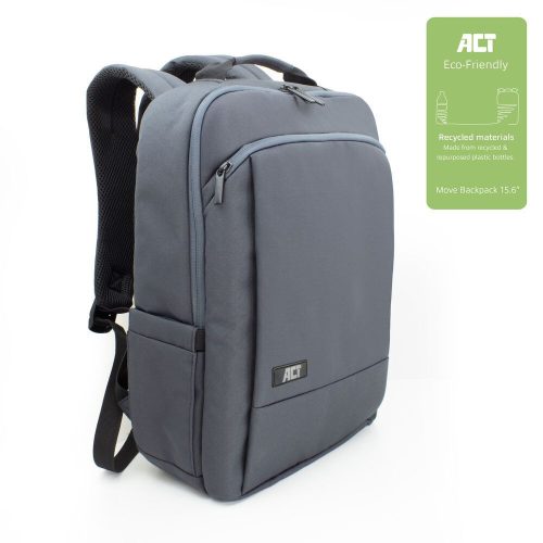 ACT AC8560 Move Rucksack für Laptops bis zu 15,6 Zoll Grau
