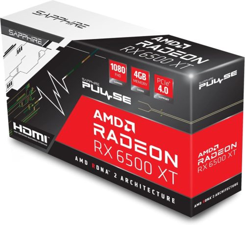 Saphir Radeon RX6500 XT 4GB DDR6 Pulse Gaming OC