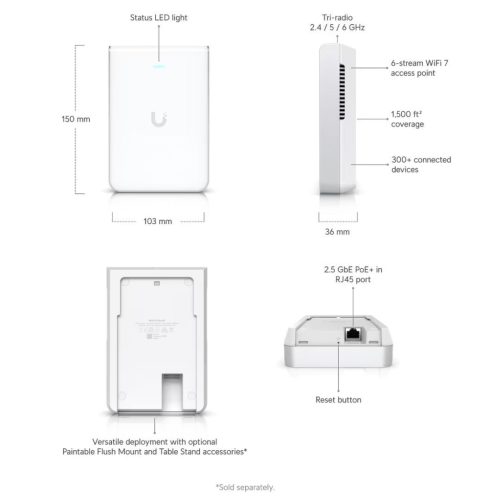 Ubiquiti U7-Pro-Wand Access Point