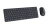 Rapoo 9310M Multi-mode kabellose Bluetooth-Tastatur & Maus Dunkelgrau HU