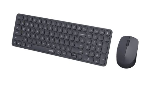 Rapoo 9310M Multi-mode kabellose Bluetooth-Tastatur & Maus Dunkelgrau HU