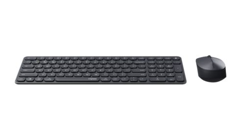 Rapoo 9310M Multi-mode kabellose Bluetooth-Tastatur & Maus Dunkelgrau HU