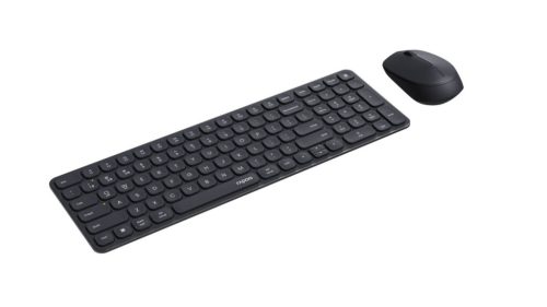 Rapoo 9310M Multi-mode kabellose Bluetooth-Tastatur & Maus Dunkelgrau HU