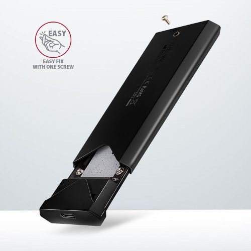 AXAGON EEM2-UB2 USB-C 3.2 Gen 2 NVMe M.2 Box Schwarz