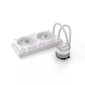   Valkyrie Dragonfang 240 ARGB AiO CPU Flüssigkeitskühler Weiß