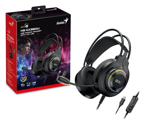 Genius HS-GX580U Gaming-Headset Schwarz
