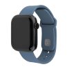 FIXED Silikon Sportliches Armband für Apple Watch 38/40/41mm Smartwatches, Grün-Blau