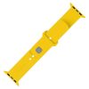 FIXED Sportliches Silikonband für Apple Watch 42/44/45mm, gelb