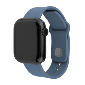   FIXED Sportliches Silikonband für Apple Watch 42/44/45mm, grün-blau