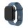 FIXED Sportliches Silikonband für Apple Watch 42/44/45mm, grün-blau