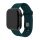 FIXED Silikon Sportliches Uhrenarmband für Apple Watch 38/40/41mm Smartwatches, Dunkelgrün
