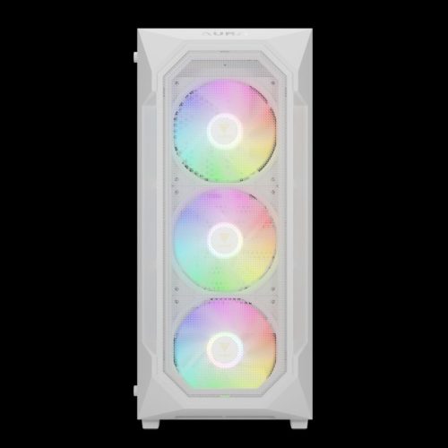 Gamdias Aura GC1 Elite WH ARGB Sicherheitsglas Weiß