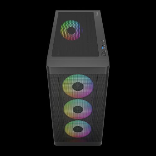 Gamdias Athena M3 Gehärtetes Glas Schwarz