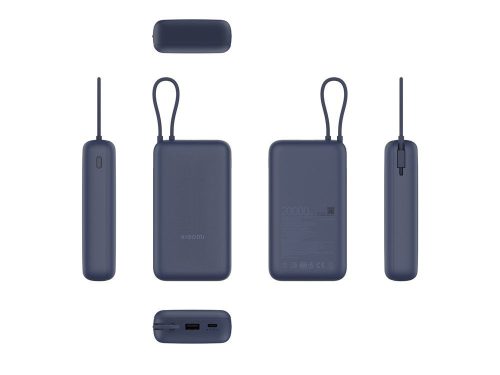 Xiaomi 33W 20000mAh PowerBank (Integriertes Kabel) Blau