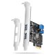 PCIe-Controller 2x ext. + 2x int. USB 5 Gbps