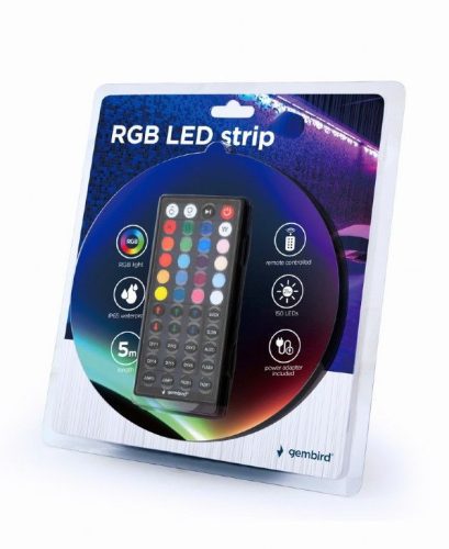 Gembird LED-S-RGB500-01 RGB LED-Streifen 5m