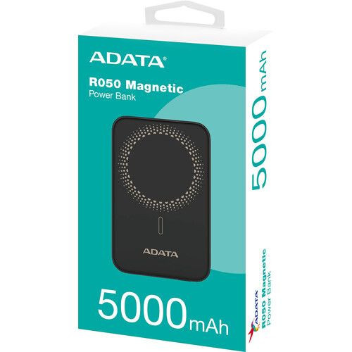 A-Data 5000mAh R050 Magnetische PowerBank Schwarz