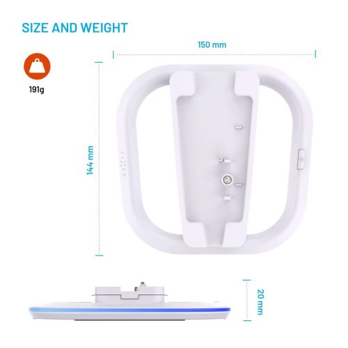 FIXED LED Stand für PlayStation 5, 5 (Slim) und 5 Pro, Weiß