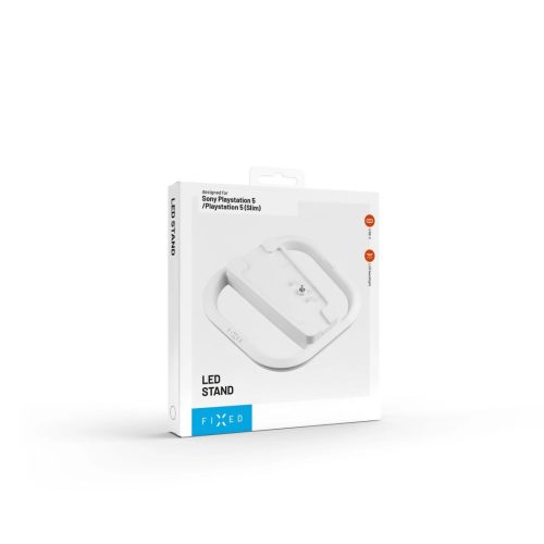 FIXED LED Stand für PlayStation 5, 5 (Slim) und 5 Pro, Weiß