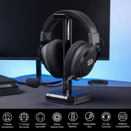 Wireless Bluetooth-Gaming-Headset Schwarz