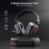Kabelloses Bluetooth RGB Gaming-Headset Schwarz