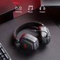Kabelloses Bluetooth RGB Gaming-Headset Schwarz