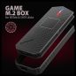   AXAGON EEM2-GAM USB-C 10Gbps M.2 NVMe & SATA SSD Game M.2 Box