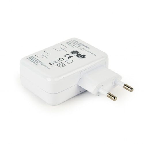 Gembird EG-U4AC-02 Universal USB Charger White