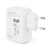 Gembird EG-U4AC-02 Universal USB Charger White