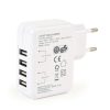 Gembird EG-U4AC-02 Universal USB Charger White