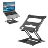 ACT AC8140 Faltbarer Aluminium-Laptop-Ständer mit stufenloser Höhenverstellung