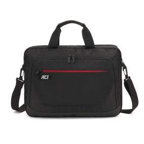   ACT AC8570 Vorstadt-Schultertasche für Laptops bis zu 15,6 Zoll Schwarz