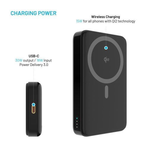 FIXED MagZen 10 Pro Qi2 Standard 10000mAh PowerBank Schwarz