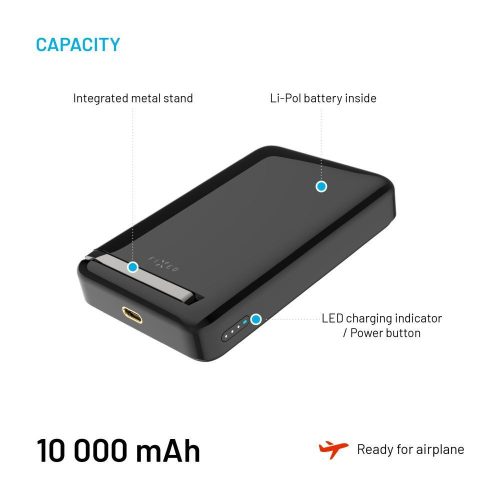 FIXED MagZen 10 Pro Qi2 Standard 10000mAh PowerBank Schwarz