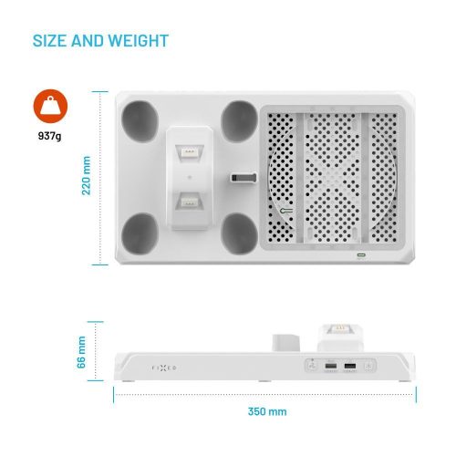 FIXED Multifunktionsstation für Xbox X und S weiß
