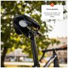 FIXED Seidiges Silikonetui für Apple AirTag Doppelpack Schwarz