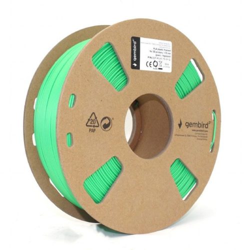 Gembird 3DP-PLA1.75-01-G Filament PLA Green 1,75mm 1kg