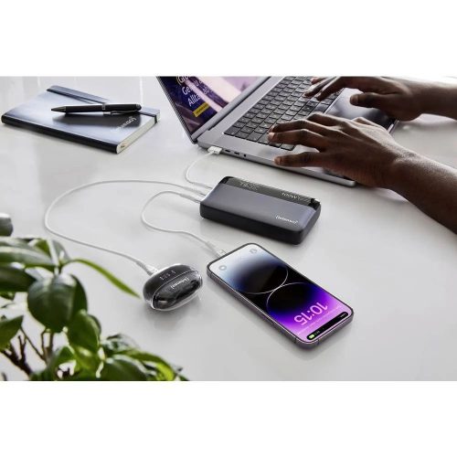 Intenso HE20000 20000mAh PowerBank Grau/Schwarz
