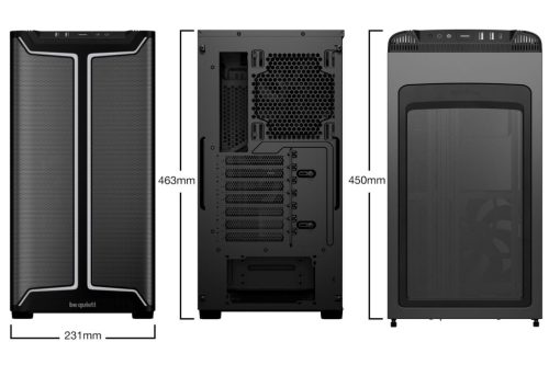 Be quiet! Pure Base 501 DX Tempered Glass Black
