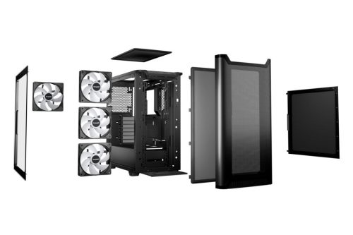 Be quiet! Pure Base 501 DX Tempered Glass Black