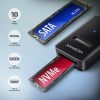 AXAGON ADM2-AM USB-A 10Gbps M.2 NVMe & SATA SSD Adapter