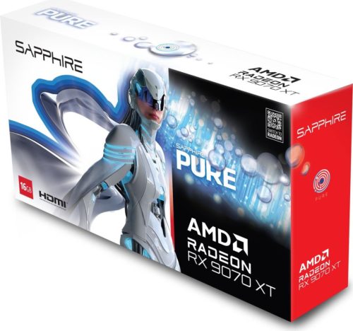 Saphir Radeon RX9070 XT 16GB DDR6 Reinweiß