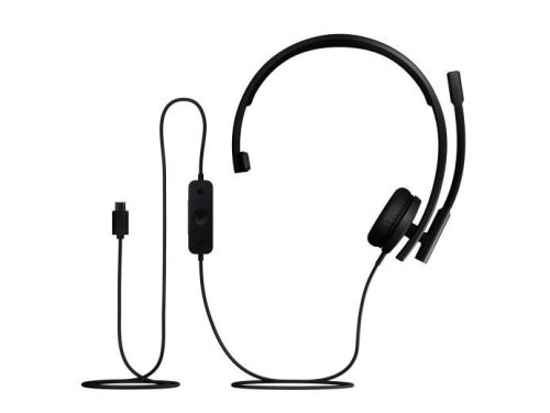 Logitech H570E Teams USB-C Mono-Headset Schwarz