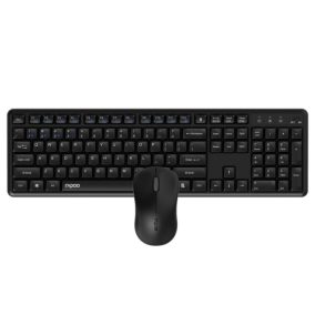   Rapoo 8150M Leises Multi-Modus Wireless Bluetooth Tastatur-Combo Schwarz HU