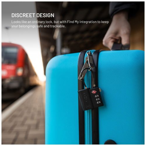 FIXED intelligentes Standortschloss, schwarz